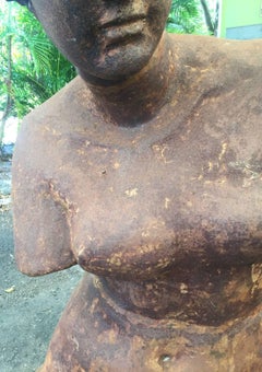 Monumental Cast Iron Bust of Venus de Milo