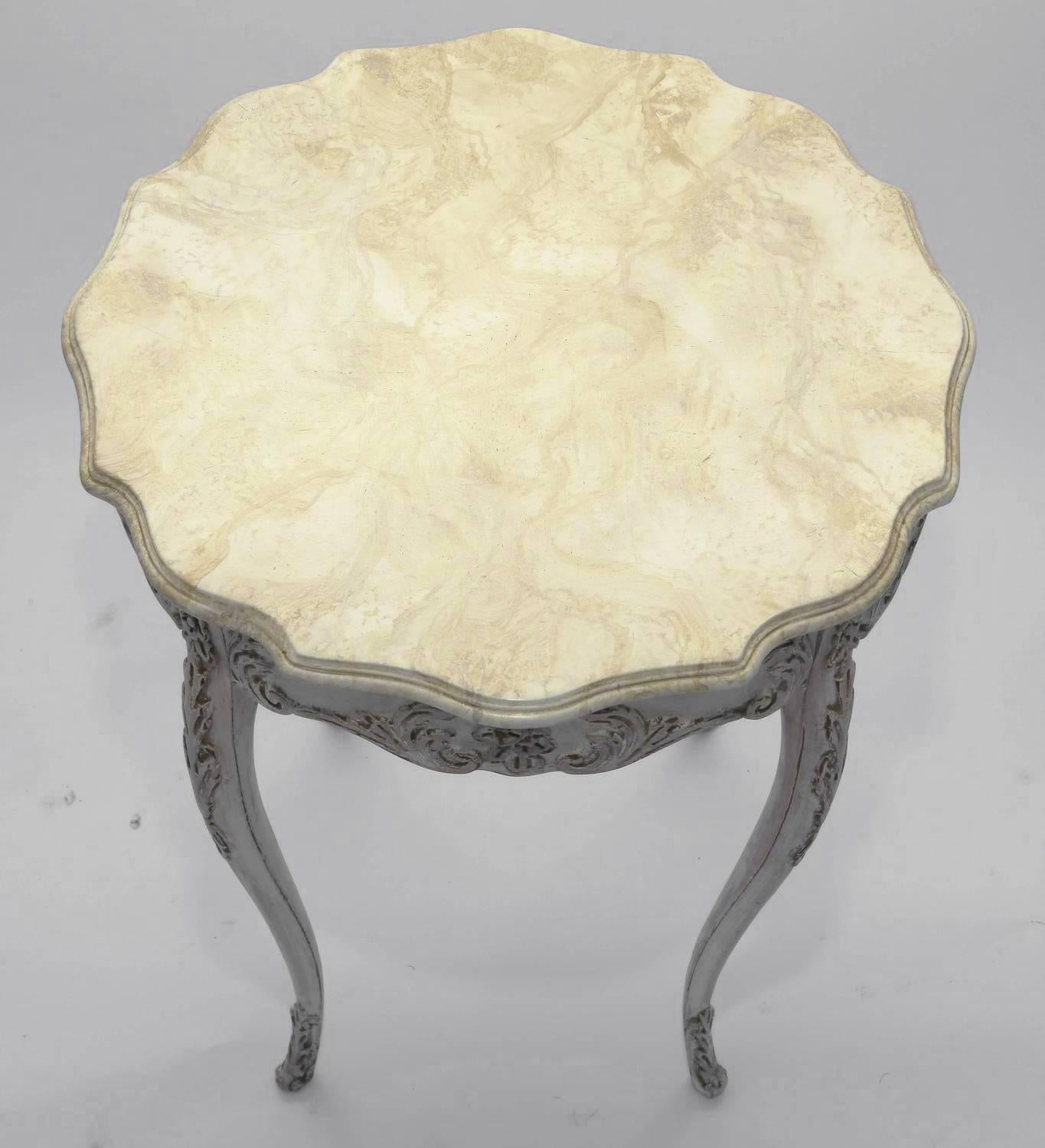 20th Century Painted French Louis XV Occasional Table