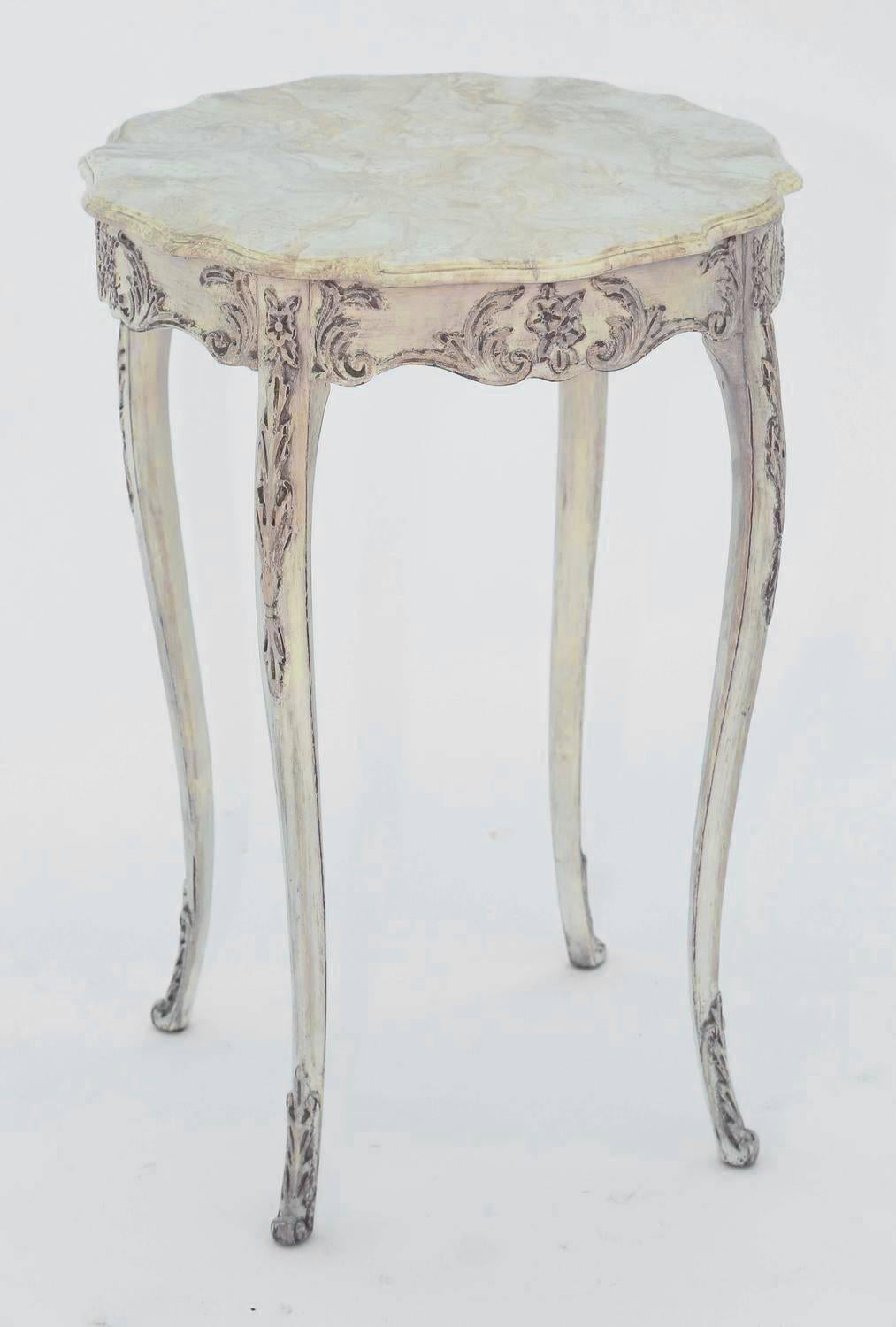 Painted French Louis XV Occasional Table 2