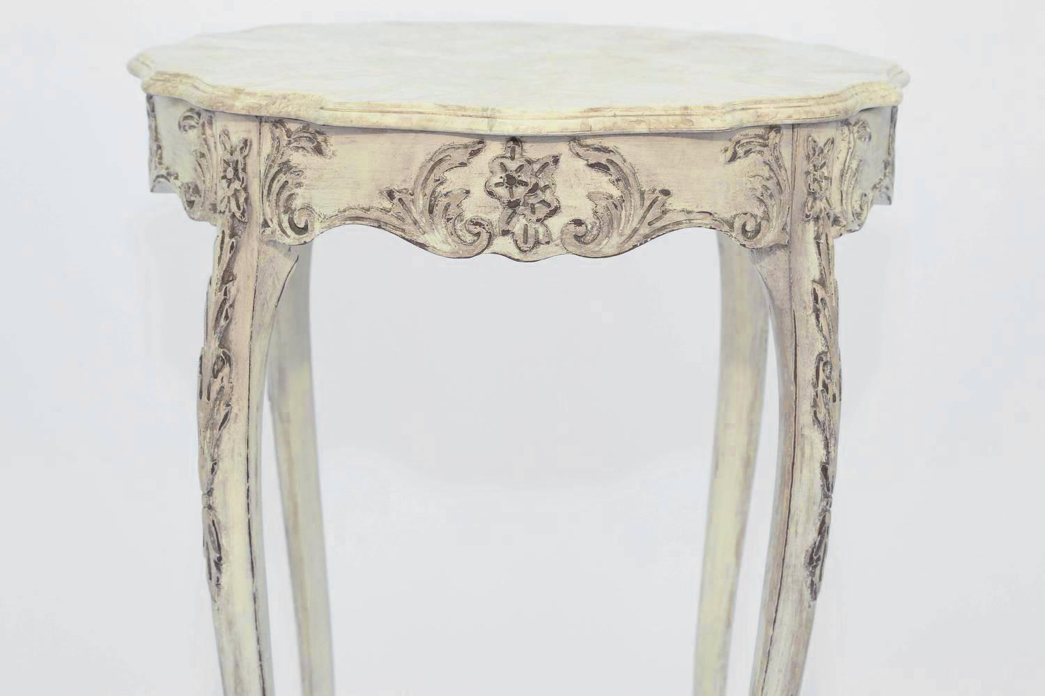 Painted French Louis XV Occasional Table 3