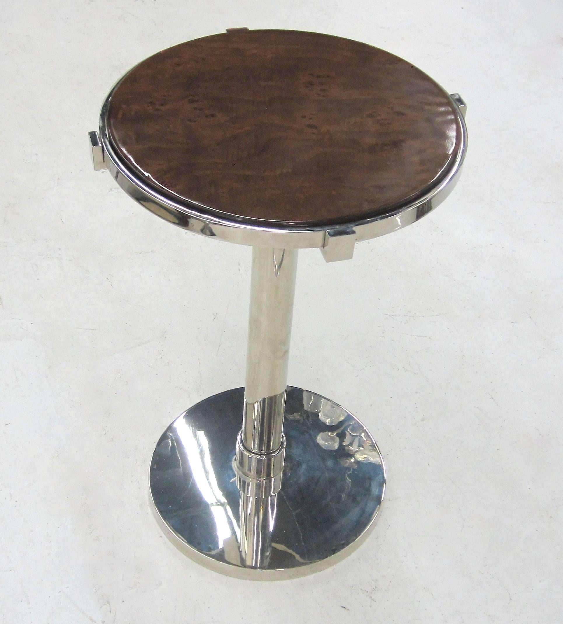 Early 20th Century Pair of French Art Deco Modernist Tables