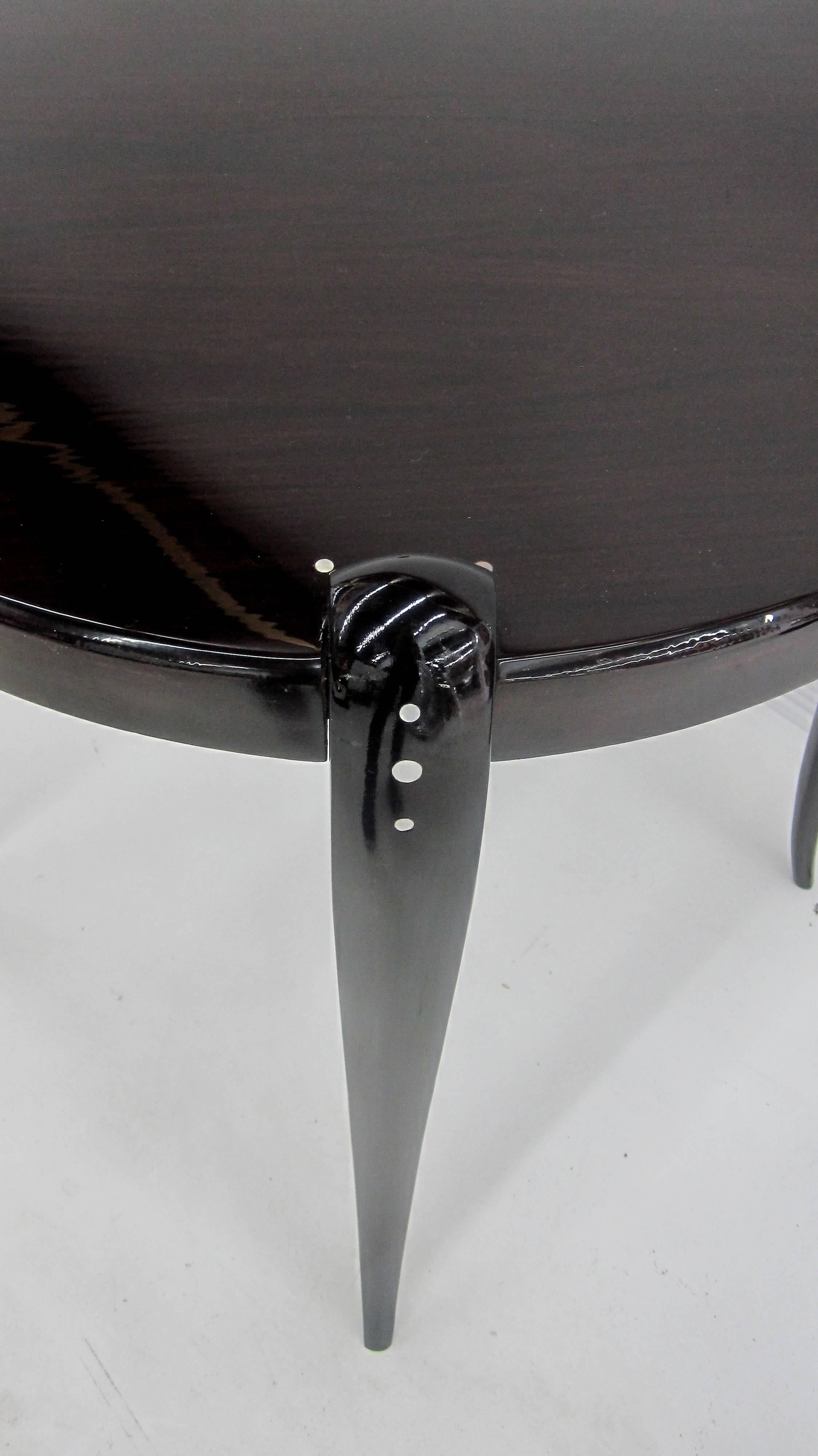  Sleek French Art Deco Table  by Jallot In Good Condition In Miami, FL