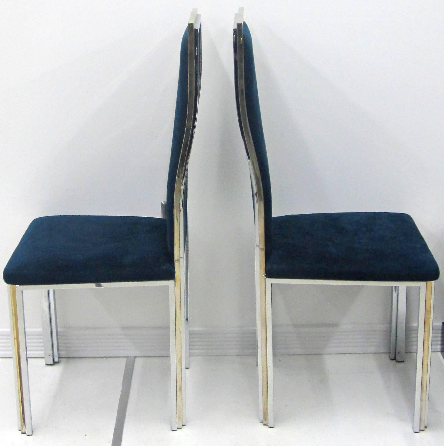 Italian Six Mid-Century Romeo Rega Dining Chairs