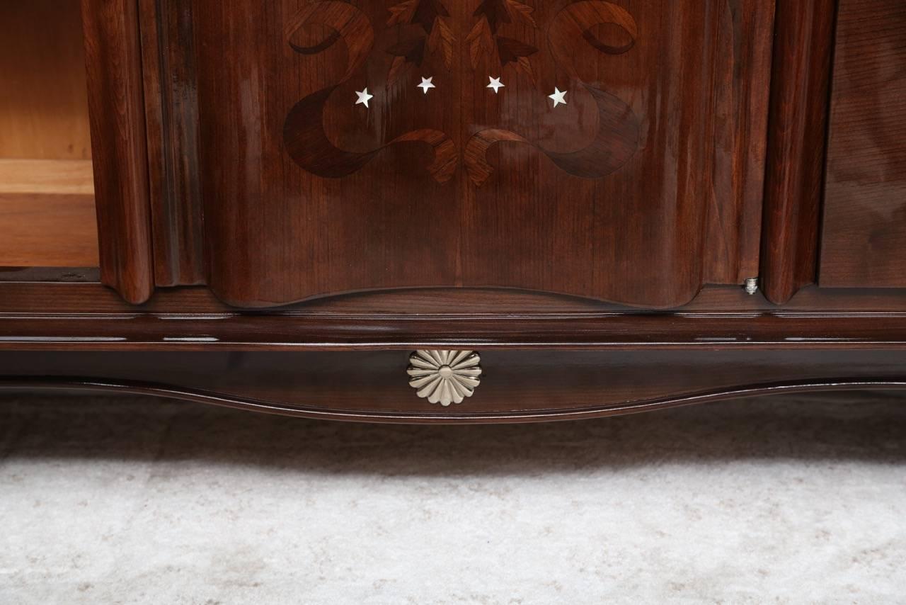 French Art Deco Buffet in the Manner of Jules Leleu In Good Condition In Miami, FL
