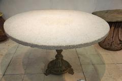 19th Century French Cast Iron Table