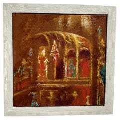 Pintura original de David Carson Shaw, de estilo modernista contemporáneo