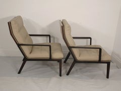 Pair of Walter Knoll Andoo Designer Lounge Chairs by EOOS in Leather