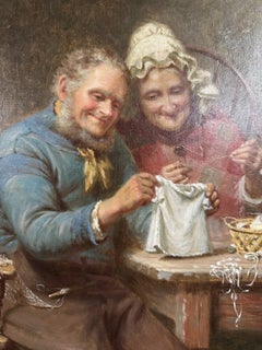 Edwin Thomas Roberts (1840–1917) Original Oil Painting on Canvas