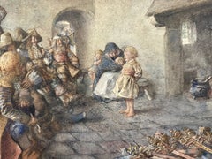 William John Wainwright Original Victorian Watercolour Painting