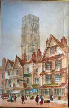 Paul Brandon Original Watercolour Painting of The Shakespeare Inn, Bristol
