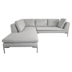 B&B Italia Charles Designer Sectional Sofa, Chaise and Back Unit