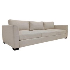 Contemporary Designer Modenature Cream Bouclé Three-Seat Sofa by Henry Becq