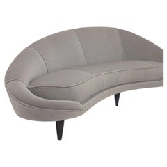 Jean-Louis Deniot for George Smith Contemporary Sculptural Curved Velvet Sofa