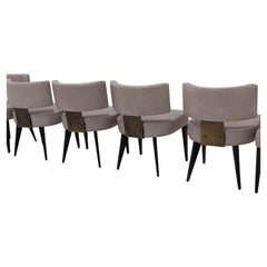 Set of 11x Rupert Bevan Lafon Dining Chairs Inspired by Paul Dupré-Lafon