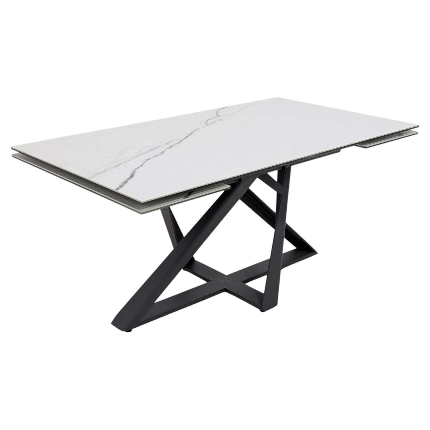Bontempi Casa Millennium Italian Extendable Dining Table by Pocci & Dondoli For Sale