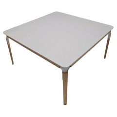 Magis Steelwood Dining Table in Natural Beech & White