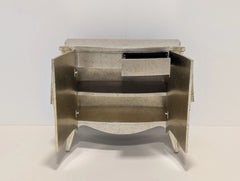 Buffet « Côte Basque » en feuille d'argent, création de Christopher Guy