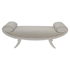 Christopher Guy Medea Cream Fabric Designer Banquette