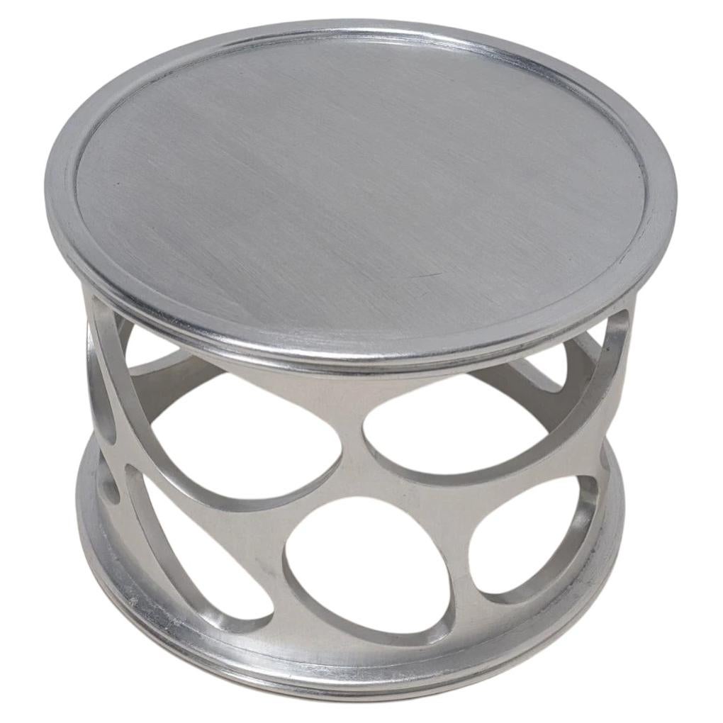 Boca do Lobo Caos Silver Leaf Coffee Table in Mahogany For Sale