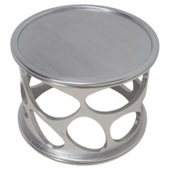 Boca do Lobo Caos Silver Leaf Coffee Table in Mahogany
