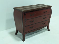Butlers Baroque Style Chest of Drawers in Red and Black