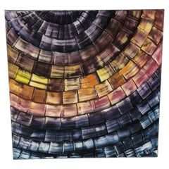 Louise Zantopp Original Contemporary Abstract Geometric Painting in Warm Tones
