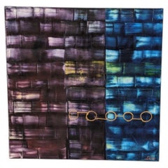 Louise Zantopp Original Abstract Geometric Artwork in Rich Multicolour Tones