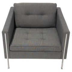 Ligne Roset Contemporary Grey Fabric Armchair French Designer Seating