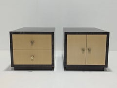 Collett-Zarzycki Bespoke Sycamore & Brass Side Tables by Georgia Collett