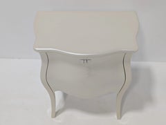 Fendi Casa Canova Nightstand in Mother of Pearl Lacquer with Crocodile-Print Top