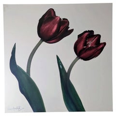 Peter Arnold Signed Tulips Floral Photography Print Contemporary Flower Artwork