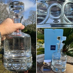 Royal Selangor Chateau Medallion Whisky Decanter in Pewter Renaissance Design