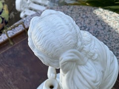 Rare Antique Parian Ruth & Rebecca Figurines ca. 1880 Biblical Pair London