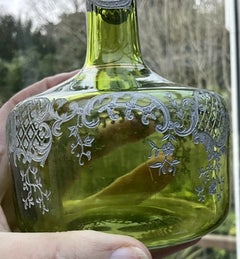 Saint-Louis Talma Liqueur Service, Pair of Decanters & Seven Crystal Tot Glasses