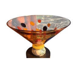 Murano Art Glass Millefiori Centrepiece Bowl "LaMurrina" Attributed to Gambaro