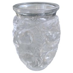 Lalique Bagatelle Vase Deeply Moulded Birds & Foliage ca. 1945