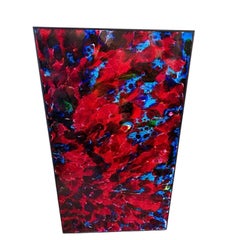 Amy Mattey Textured Resin Abstract Artwork on Board, Contemporary Painting