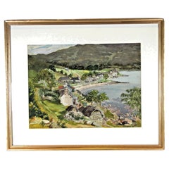 C G Turner “Skeildaig, Torridon” Original Welsh Artist Watercolour Scottish Land