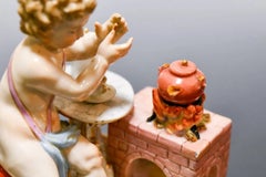 Meissen Porcelain “Fire” Cherub from the Four Elements, After Kändler, 19th C
