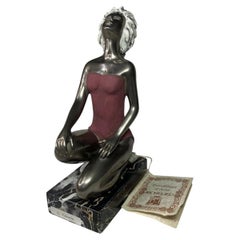 Gianni Visentin Platinum Porcelain Sculpture, Collezione Richelieu, Italy