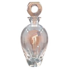 Lalique “Highlands” French Crystal Decanter with Stopper, Designed 1952
