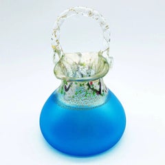 Kuniaki Kuroki “Korin” Japanese Art Glass Vase, 1980s