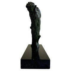 Irénée Rochard Art Deco Bronze Panther Sculpture, France, 1930s