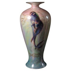 Pair of Shelley Lustre Fish Vases by Walter Slater, circa 1920