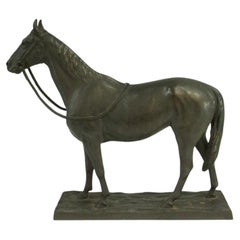 Japanese Taisho Bronze Horse Sculpture by Kunio Itō, Early 20th Century