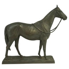 Japanese Taisho Bronze Horse Sculpture by Kunio Itō, Early 20th Century
