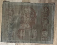 Early 20th Century Tibetan Thangka of the Eight Auspicious Symbols