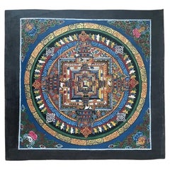Late 20th Century Tibetan Kalachakra Mandala, Namgyal Monastery