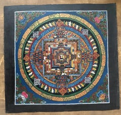 Late 20th Century Tibetan Kalachakra Mandala, Namgyal Monastery