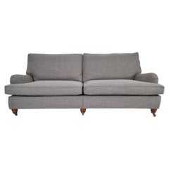Duresta Lansdowne Grande Sofa in Sumptuous Grey Chenille